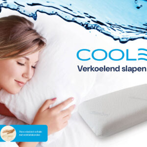 Met het Cooler Smartfoam gelkussen van Gezondheidskussen behoort dit tot het verleden.